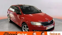 Rojo Usado 2017 Skoda Rapid Ambition Utilitario | 10.890 € (Precio justo)