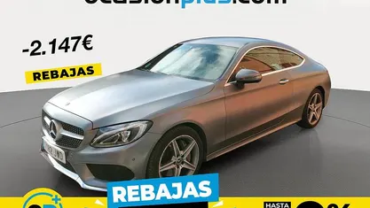 Gris Usado 2017 Mercedes C300 AMG Coupe | 26.843 € (Precio justo)