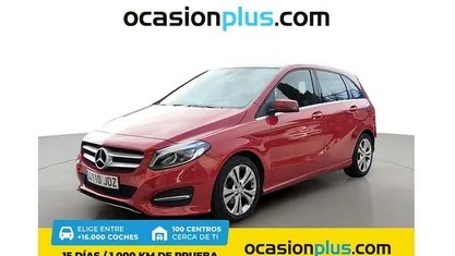 Rojo Usado 2015 Mercedes B180 Monovolumen | 11.288 € (Buen precio)