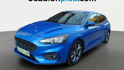 Usado Ford Focus ST-Line 125 CV (91 kW) 2021 Azul Utilitario