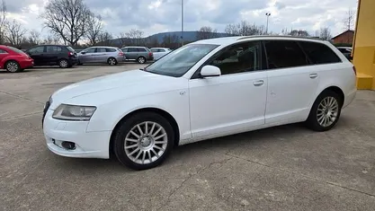 Usado Audi A6 140 CV (102 kW) 2008 Blanco Familiar