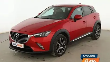 Käytetty Mazda CX-3 Luxury 120 HP (88 kW) 2016 Punainen Katumaasturi