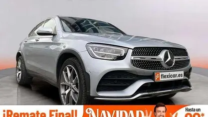 Gris Usado 2021 Mercedes GLC220 SUV | 32.990 € (Precio justo)
