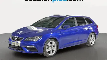 Käytetty Seat Leon FR 150 HP (110 kW) 2017 Sininen Tila-auto