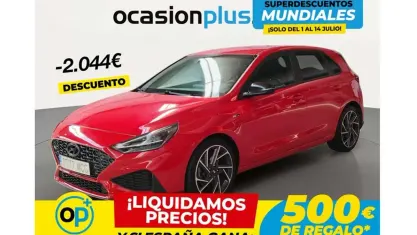 Usado Hyundai i30 N Line 160 CV (117 kW) 2022 Rojo Utilitario