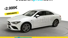 Gris / plata Usado 2021 Mercedes CLA250e Berlina | 32.990 € (Precio justo)