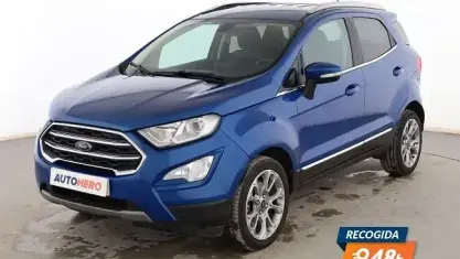 Usado Ford Ecosport Titanium 125 CV (91 kW) 2018 Azul SUV