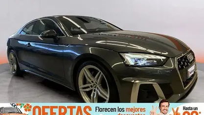 Usado Audi A5 190 CV (139 kW) 2020 Gris Coupe