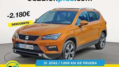 Usado Seat Ateca 4Drive 190 CV (139 kW) 2016 Naranja SUV