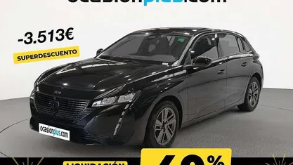 Usado Peugeot 308 Active 131 CV (96 kW) 2024 Negro Utilitario