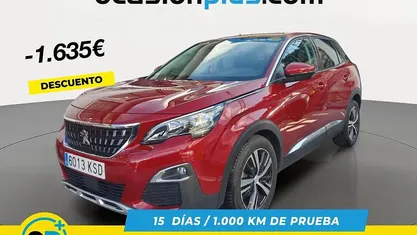 Brugt Peugeot 3008 Allure 130 HK (95 kW) 2018 Rød Pickup / Ladvogn