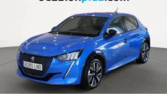 Azul Usado 2021 Peugeot e-208 GT Utilitario | 18.173 € (Precio justo)