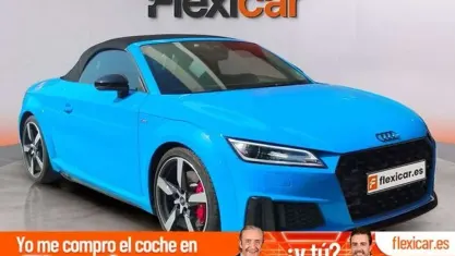 Usado Audi TT S-Line 245 CV (180 kW) 2021 Azul Descapotable