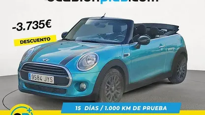 Azul Usado 2017 Mini Cooper D Cabriolet Descapotable | 16.565 € (Precio justo)