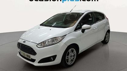 Käytetty Ford Fiesta Titanium 95 HP (69 kW) 2014 Valkoinen Viistoperä