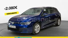 Azul Usado 2021 VW Golf VIII Life Berlina | 20.890 € (Precio justo)