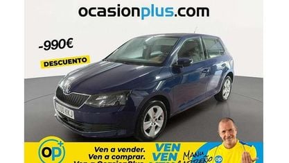 Usado Skoda Fabia 75 HP (55 kW) 2018 Azul Citadino