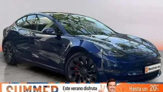 Azul Usado 2021 Tesla Model 3 Performance Berlina | 32.990 € (Precio justo)