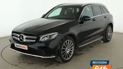 Usado Mercedes GLC250 AMG line 211 CV (155 kW) 2019 Negro SUV