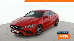 Rojo Usado 2019 Mercedes CLA180 AMG line Berlina | 27.199 € (Super precio)