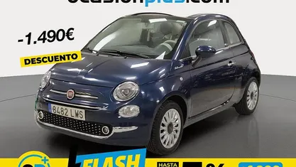 Azul Usado 2022 Fiat 500 Dolcevita Descapotable | 11.000 € (Precio justo)