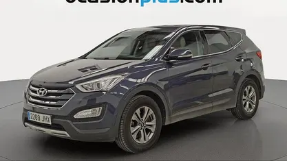 Käytetty Hyundai Santa Fe 150 HP (110 kW) 2015 Sininen Katumaasturi