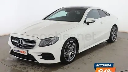 Usado Mercedes E220 AMG line 195 CV (143 kW) 2018 Blanco Coupe