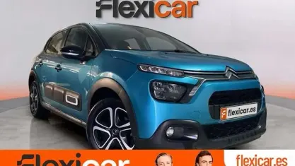 Usado Citroën C3 Feel 83 CV (61 kW) 2022 Azul Utilitario