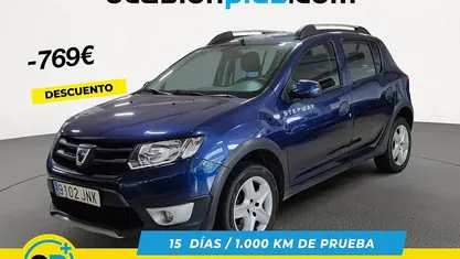 Azul Usado 2016 Dacia Sandero Stepway Utilitario | 9621 € (Precio justo)