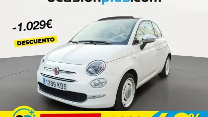 Usado Fiat 500 69 CV (50 kW) 2017 Blanco Descapotable