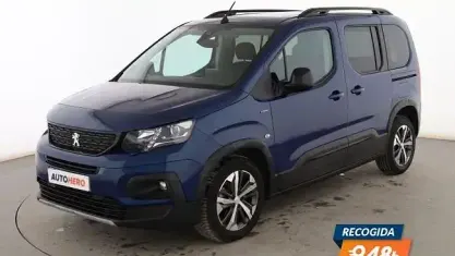 Usado Peugeot Rifter GT-line 110 CV (80 kW) 2018 Azul Monovolumen