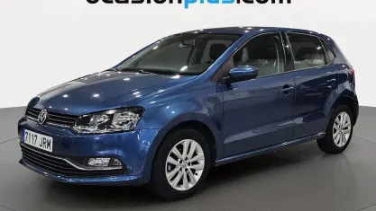 Usado VW Polo 90 CV (66 kW) 2016 Azul Utilitario