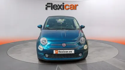 Usado Fiat 500 Lounge 69 CV (50 kW) 2019 Azul Descapotable