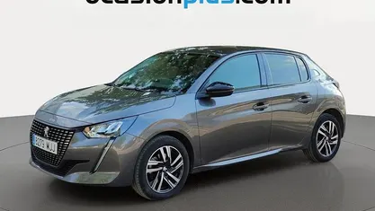 Usado Peugeot 208 Allure 102 CV (75 kW) 2023 Gris Utilitario