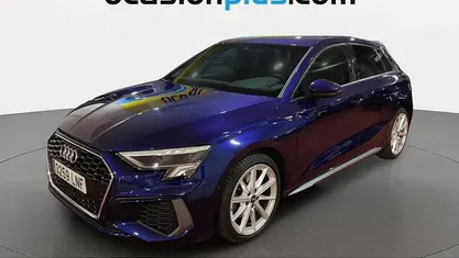 Usado Audi A3 Sportback S-Line 116 CV (85 kW) 2021 Azul Utilitario