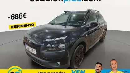 Usado Citroën C4 Cactus PureTech 110 CV (80 kW) 2017 Negro Utilitario