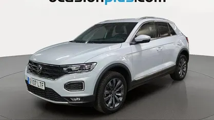 Usado VW T-Roc Sportline 150 CV (110 kW) 2021 Gris plata SUV