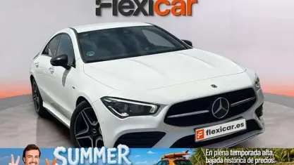 Usado Mercedes CLA200 150 CV (110 kW) 2021 Blanco Coupe