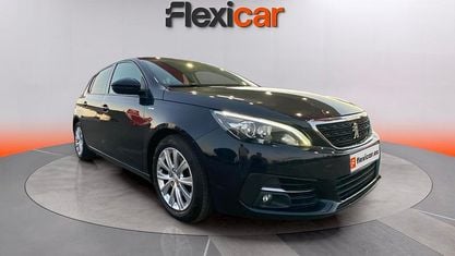 Usado Peugeot 308 Style 131 CV (96 kW) 2020 Azul Utilitario