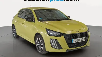 Usado Peugeot 208 Style 110 CV (80 kW) 2025 Amarillo Utilitario