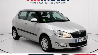 Usado Skoda Fabia 90 CV (66 kW) 2010 Beige Utilitario
