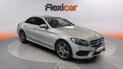 Usado Mercedes C220 AMG line 170 CV (125 kW) 2017 Gris Berlina