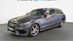 Gris / plata Usado 2016 Mercedes C220 AMG line Familiar | 19.750 € (Precio justo)