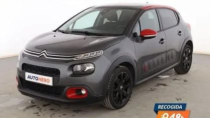Usado Citroën C3 Shine 100 HP (73 kW) 2017 Cinzento Sedan