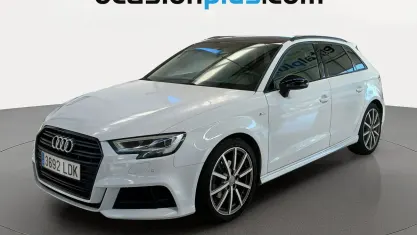Usado Audi A3 Sportback S-Line 150 CV (110 kW) 2019 Blanco Utilitario