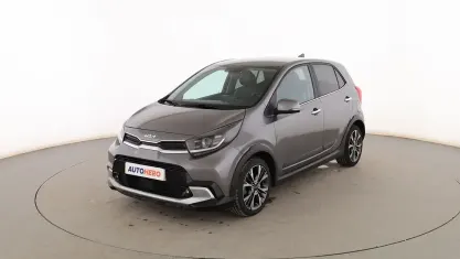 Usado Kia Picanto X-Line 100 CV (73 kW) 2022 Gris Utilitario