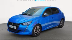 Azul Usado 2022 Peugeot 208 Allure Utilitario | 15.446 € (Precio justo)