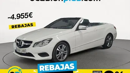 Blanco Usado 2015 Mercedes E220 Descapotable | 22.490 € (Precio justo)