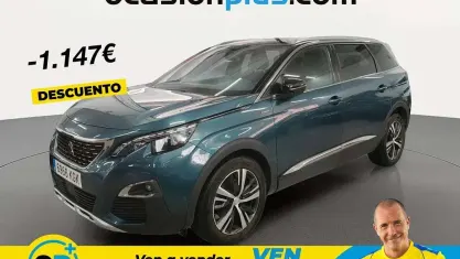 Usado Peugeot 5008 GT-line 131 CV (96 kW) 2017 Verde SUV
