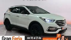 Blanco Usado 2017 Hyundai Santa Fe SUV | 20.990 € (Precio justo)